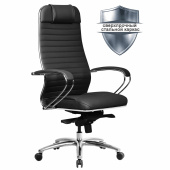 Кресло офисное МЕТТА "SAMURAI" KL-1.04, экокожа, черное за 38 467 ₽. Кресла SAMURAI. Доставка по РФ. Без переплат!