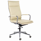 Кресло офисное BRABIX PREMIUM "Kayman EX-532", экокожа, хром, бежевое, 532544 за 19 020 ₽. Кресла современного дизайна. Доставка по РФ. Без переплат!