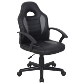 Кресло компьютерное BRABIX "Spark GM-201", экокожа, черное/серое, 532504 за 10 513 ₽. Кресла игровые. Доставка по РФ. Без переплат!