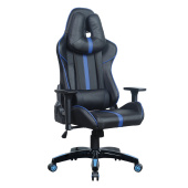 Кресло компьютерное BRABIX "GT Carbon GM-120", две подушки, экокожа, черное/синее, 531930 за 14 407 ₽. Кресла игровые. Доставка по РФ. Без переплат!