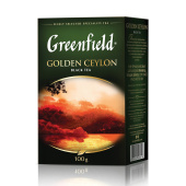 Чай листовой GREENFIELD "Golden Ceylon ОРА" черный цейлонский крупнолистовой 100 г, 0351 за 186 ₽. Чай листовой. Доставка по РФ. Без переплат!