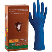 Перчатки латексные смотровые 25 пар (50 шт.), размер M (средний), синие, SAFE&CARE High Risk DL/TL210 за 647 ₽. Перчатки медицинские. Доставка по РФ. Без переплат!
