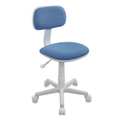 Кресло детское CH-W201NX, без подлокотников, пластик белый, голубое, 477004 за 5 924 ₽. Кресла детские. Доставка по РФ. Без переплат!