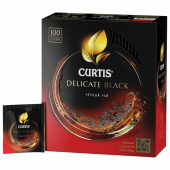 Чай CURTIS "Delicate Black" черный, 100 пакетиков в конвертах по 1,7 г, 101014 за 426 ₽. Чай пакетированный. Доставка по РФ. Без переплат!