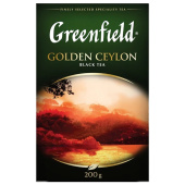Чай листовой GREENFIELD "Golden Ceylon" черный цейлонский крупнолистовой 200 г, 0791-10 за 363 ₽. Чай листовой. Доставка по РФ. Без переплат!