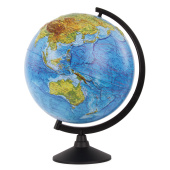 Глобус физический Globen Классик, диаметр 320 мм рельефный, К013200219 за 1 360 ₽. Глобусы. Доставка по РФ. Без переплат!