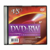 Диск DVD-RW VS, 4,7 Gb, 4x, Slim Case (1 штука), VSDVDRWSL01 за 115 ₽. Диски CD, DVD, BD (Blu-ray). Доставка по РФ. Без переплат!