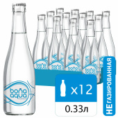 Вода негазированная питьевая BONA AQUA 0,33 л, стеклянная бутылка, 2418801 за 106 ₽. Минеральная и питьевая вода. Доставка по РФ. Без переплат!