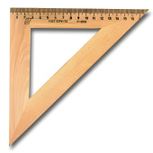 Треугольник деревянный, угол 45, 18 см, УЧД, С15 за 58 ₽. Треугольники. Доставка по РФ. Без переплат!