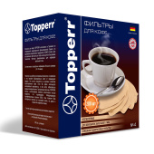 Фильтр TOPPERR №4 для кофеварок, бумажный, неотбеленный, 200 штук, 3046 за 1 080 ₽. Расходные материалы для кофеварок и кофемашин. Доставка по РФ. Без переплат!