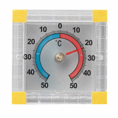 Термометр оконный биметаллический, крепление на липучку, диапазон от -50 до +50°C, ПТЗ, ТББ за 112 ₽. Термометры, гигрометры, спиртометры. Доставка по РФ. Без переплат!