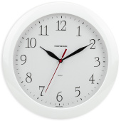 Часы настенные TROYKATIME (TROYKA) 11110113, круг, белые, белая рамка, 29х29х3,5 см за 799 ₽. Часы офисные. Доставка по РФ. Без переплат!