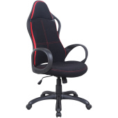 Кресло офисное BRABIX PREMIUM "Force EX-516", ткань, черное/вставки красные, 531571 за 12 983 ₽. Кресла современного дизайна. Доставка по РФ. Без переплат!