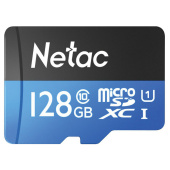 Карта памяти microSDXC 128 ГБ NETAC P500 Standard, UHS-I U1, 90 Мб/с (class 10), адаптер, NT02P500STN-128G-R за 1 308 ₽. Карты памяти. Доставка по РФ. Без переплат!