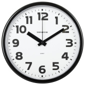 Часы настенные TROYKATIME (TROYKA) 91900945, круг, белые, черная рамка, 23х23х4 см за 595 ₽. Часы интерьерные. Доставка по РФ. Без переплат!