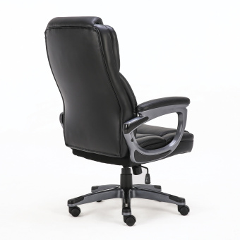 Кресло офисное BRABIX PREMIUM "Favorite EX-577", пружинный блок, рециклированная кожа, черное, 531934 за 17 241 ₽. Кресла для руководителей. Доставка по России. Без переплат!