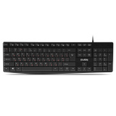 Клавиатура проводная SVEN KB-S305, USB, 105 кнопок, черная, SV-018801 за 624 ₽. Клавиатуры проводные. Доставка по РФ. Без переплат!