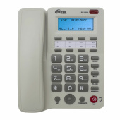 Телефон RITMIX RT-550 white, АОН, спикерфон, память 100 номеров, тональный/импульсный режим, белый, 80002154 за 2 420 ₽. Стационарные телефоны. Доставка по РФ. Без переплат!