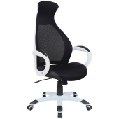 Кресло офисное BRABIX PREMIUM "Genesis EX-517", пластик белый, ткань/экокожа/сетка черная, 531573 за 12 606 ₽. Кресла современного дизайна. Доставка по РФ. Без переплат!