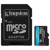 Карта памяти microSDXC 256GB KINGSTON Canvas Go Plus UHS-I U3, 170 Мб/с (class 10), SDCG3/256GB за 4 115 ₽. Карты памяти. Доставка по РФ. Без переплат!