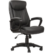 Кресло офисное BRABIX "Enter EX-511", экокожа, черное, 530859 за 11 425 ₽. Кресла для руководителей. Доставка по РФ. Без переплат!