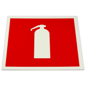 Знак пожарной безопасности "Огнетушитель", 200х200х2 мм, фотолюминесцентный, пластик, F04 за 369 ₽. Знаки пожарной безопасности. Доставка по РФ. Без переплат!