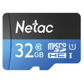 Карта памяти microSDHC 32 ГБ NETAC P500 Standard, UHS-I U1, 80 Мб/с (class 10), адаптер, NT02P500STN-032G-R за 415 ₽. Карты памяти. Доставка по РФ. Без переплат!