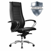Кресло офисное МЕТТА "SAMURAI" Lux 2, экокожа, регулируемое сиденье, черное за 32 725 ₽. Кресла SAMURAI. Доставка по РФ. Без переплат!