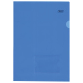 Папка-уголок с карманом для визитки, А4, синяя, 0,18 мм, AGкм4 00102, V246955 за 23 ₽. Папки-уголки пластиковые. Доставка по РФ. Без переплат!