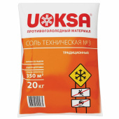 Реагент противогололёдный 20 кг UOKSA соль техническая №3, мешок за 861 ₽. Антигололедные реагенты. Доставка по РФ. Без переплат!