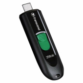 Флеш-диск 256GB TRANSCEND JetFlash 790C, разъем USB Type-С, черный/зеленый, TS256GJF790C за 4 391 ₽. Флеш-диски USB. Доставка по РФ. Без переплат!