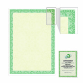 Сертификат-бумага для лазерной печати BRAUBERG, А4, 25 листов, 115 г/м2, "Зеленый интенсив", 122623 за 804 ₽. Сертификат-бумага. Доставка по РФ. Без переплат!