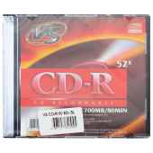Диск CD-R VS, 700 Mb, 52x, Slim Case (1 штука), VSCDRSL01 за 184 ₽. Диски CD, DVD, BD (Blu-ray). Доставка по РФ. Без переплат!