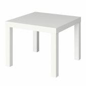 Стол журнальный "Лайк" аналог IKEA (550х550х440 мм), белый за 2 251 ₽. Столы журнальные и сервировочные. Доставка по РФ. Без переплат!