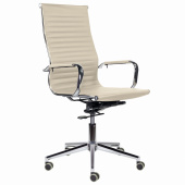 Кресло офисное BRABIX PREMIUM "Intense EX-531", экокожа, хром, бежевое, 532541 за 15 809 ₽. Кресла современного дизайна. Доставка по РФ. Без переплат!