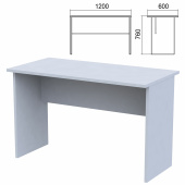 Стол письменный "Арго", 1200х600х760 мм, серый за 5 468 ₽. Набор мебели "Арго". Доставка по РФ. Без переплат!