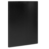 Папка с боковым металлическим прижимом STAFF, черная, до 100 листов, 0,5 мм, 229233 за 67 ₽. Папки с прижимом. Доставка по РФ. Без переплат!
