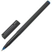 Ручка-роллер Uni-Ball II Micro, СИНЯЯ, корпус черный, узел 0,5 мм, линия 0,24 мм, UB-104 Blue за 72 ₽. Ручки-роллеры. Доставка по РФ. Без переплат!