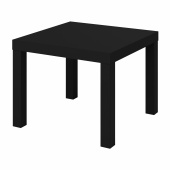 Стол журнальный "Лайк" аналог IKEA (550х550х440 мм), черный за 2 354 ₽. Столы журнальные и сервировочные. Доставка по РФ. Без переплат!