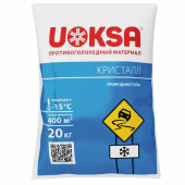Реагент противогололёдный 20 кг UOKSA КрИстал, до -15°C, природная соль, мешок за 1 124 ₽. Антигололедные реагенты. Доставка по РФ. Без переплат!