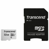 Карта памяти microSDHC 32 GB TRANSCEND UHS-I U3, 95 Мб/сек (class 10), адаптер, TS32GUSD300S-A за 963 ₽. Карты памяти. Доставка по РФ. Без переплат!