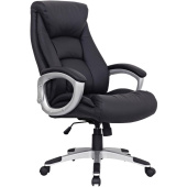 Кресло из натуральной кожи BRABIX "Grand EX-500", черное, 530861 за 20 765 ₽. Кресла для руководителей. Доставка по РФ. Без переплат!