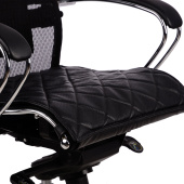 Накладка на сиденье для кресла "SAMURAI", экокожа, черная за 1 844 ₽. Кресла SAMURAI. Доставка по РФ. Без переплат!