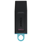 Флеш-диск 64GB KINGSTON DataTraveler Exodia, разъем USB 3.2, черный/бирюзовый, DTX/64GB за 691 ₽. Флеш-диски USB. Доставка по РФ. Без переплат!