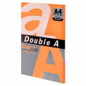 Бумага цветная DOUBLE A, А4, 75 г/м2, 100 л., неон, оранжевая за 272 ₽. Бумага цветная форматная. Доставка по РФ. Без переплат!