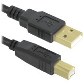 Кабель USB 2.0 AM-BM, 3 м, DEFENDER, 2 фильтра, для подключения принтеров, МФУ и периферии, 87431 за 328 ₽. Кабели USB 2.0 AM-BM. Доставка по РФ. Без переплат!