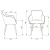 Кресло CH-380F, на ножках, ткань, темно-серое, 1611134 за 10 488 ₽. Стулья в стиле "Loft". Доставка по России. Без переплат!