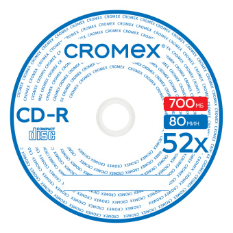 Диски CD-R в конверте КОМПЛЕКТ 50 шт., 700 Mb, 52x, CROMEX, 513797 за 2 004 ₽. Диски CD, DVD, BD (Blu-ray). Доставка по России. Без переплат!