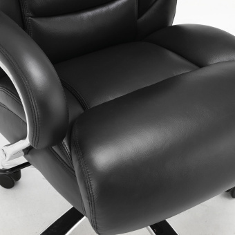 Кресло из натуральной кожи BRABIX PREMIUM "Pride HD-100", НАГРУЗКА до 250 кг, черное, 531940 за 45 953 ₽. Кресла повышенных нагрузок. Доставка по России. Без переплат!