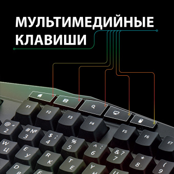 Клавиатура проводная SONNEN Q9M, USB, 104 клавиши + 10 мультимедийных, RGB, черная, 513511 за 2 369 ₽. Клавиатуры игровые. Доставка по России. Без переплат!